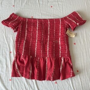 nwt aeropostale off the shoulder top